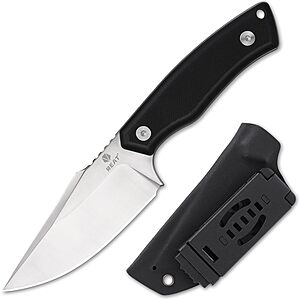 [Prime] REAT 3.5" D2 Steel Fixed Blade Knife w/ Kydex Sheath & G10 Handle $18.26 + Free Shipping