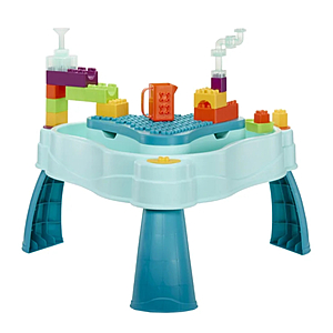 Little Tikes Build & Splash Water Table with 25 Piece Accessories - $28.50