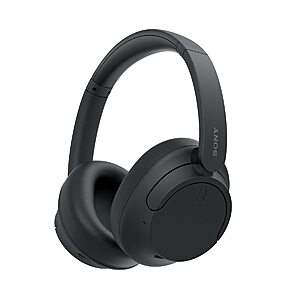 Sony WH-CH720N Noise Canceling Wireless Headphones Bluetooth Over The Ear Headset with Microphone and Alexa Built-in, Black New $81.95
