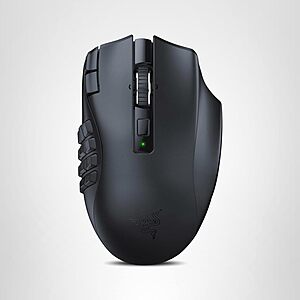 Prime Members: Razer Naga V2 HyperSpeed Wireless MMO Gaming Mouse $56.99