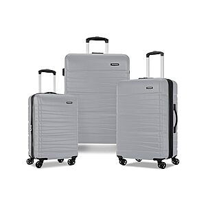 $119.99 | 3-Pc Samsonite Evolve SE Hardside Expandable Luggage Set (Titanium) at Woot!