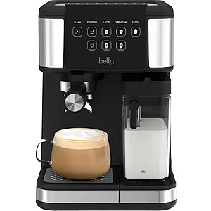 bella PRO Barista Elite 20-Bar Espresso Drink Station+ w/ Milk Frother (Stainless Steel) $89.99 + Free Shipping