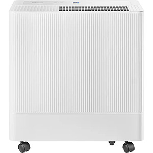 Insignia™ - 3,000 Sq. Ft. 50-Pint Portable Dehumidifier with 6.34 qt Bucket Capacity and ENERGY STAR Certification - White $179.99:Bestbuy.com