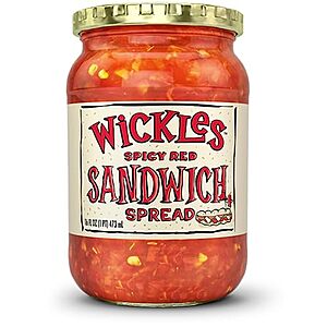 $3.97* | 16-Oz Wickles Spicy Red Sandwich Spread at Amazon