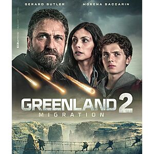 Greenland: Migration - BLURAY, Digital, 4K ULTRA HD $18.49 Amazon
