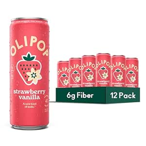 12-Pack 12-Oz OLIPOP Prebiotic Soda (Strawberry Vanilla) $14.52 w/ S&S + Free Shipping w/ Prime or on orders over $35