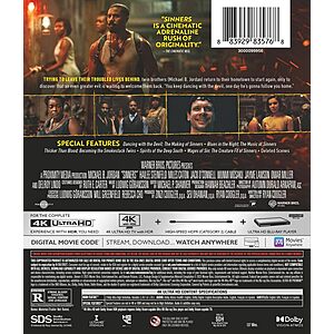 Sinners (4K Ultra + Digital) $13.99 Amazon