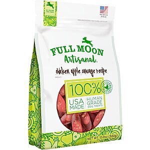 [Prime] Full Moon Chicken Apple Sausage Dog Treats (12-Ounce) $8.36 + Free Shipping