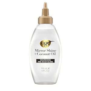 [Prime] 4-Ounce OGX Mirror Shine + Coconut Oil Pre-Wash Hair Gloss $4.50 w/ S&S + Free Shipping