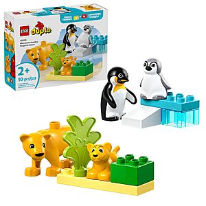 10-Piece LEGO Duplo  Wild Animal Families: Penguins & Lions (10442) $5 + Free S&H w/ Prime or $35+