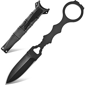 [Prime] Gtkii GTK397 2.1" Fixed Blade Knife w/ D2 Steel Blade & Kydex Sheath $12.79 + Free Shipping