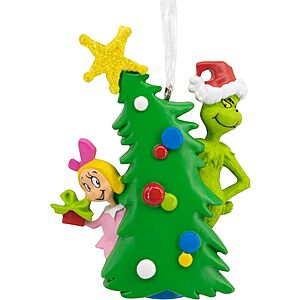 [Prime] Hallmark Dr. Seuss's How the Grinch Stole Christmas Grinch w/ Cindy Lou Who Christmas Ornament $5.87 + Free Shipping