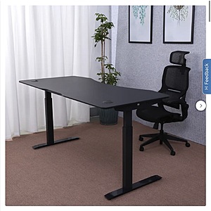 ApexDesk Elite Series 71” x 33” Height Adjustable Desk $499.99 Black, Brown, Tan or Gray Free Shipping Costco.com