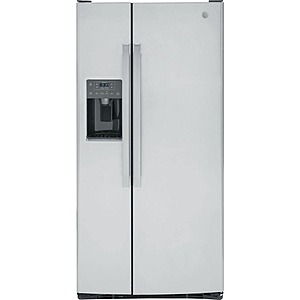 23.0 Cu. Ft. GE Side by Side 32.75" Refrigerator (Fingerprint Resistant Stainless Steel) $951.07 + Free Shipping
