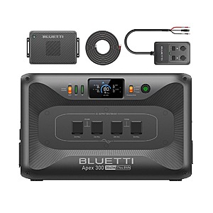 BLUETTI 3840W Apex 300 + 1200W Charger 2 + 600W DC Hub $1898.10 + Free Shipping