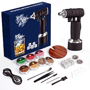 [Prime] Weicha Rechargeable Electric Cocktail Smoker Kit w/ Smoking Gun and 6 Wood Chips (Black) $12.74 + Free Shipping