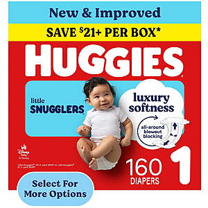 Huggies Size 1 - 160 pack