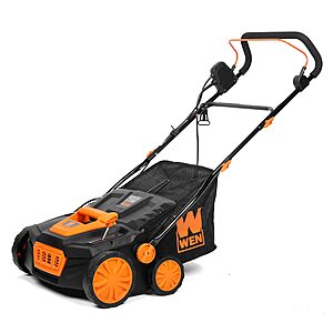 WEN 15" 13-Amp 2-in-1 Electric Dethatcher & Scarifier w/ 12-Gallon Collection Bag (DT1315) $86.48 + Free Shipping