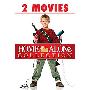 Home Alone (1990) + Home Alone 2: Lost in New York (4K/HD Digital Films; MA) $7.99 via Amazon