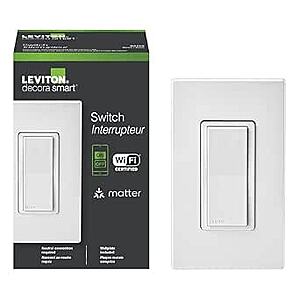Leviton Decora WiFi Smart Switch $22.70 w/ Prime