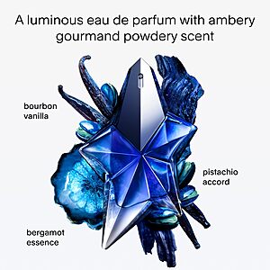 Mugler - Angel Stellar - Eau de Parfum - Womens Perfume - Ambery Gourmand - With Pistachio, Vanilla & Woody Accord - 3.4 Fl Oz $95