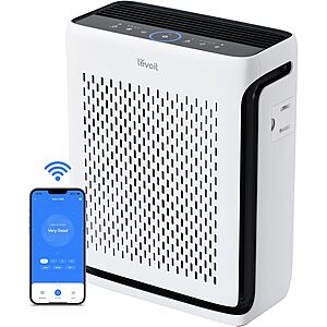 [Prime] LEVOIT Vital 100S-P Air Purifier for Rooms Up to 1073 Sq Ft w/ Smart WiFi, Air Quality Monitor & HEPA Sleep Mode (White) $109.99 + Free Shipping