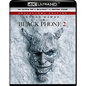 Black Phone 2 - Collector's Edition 4K Ultra HD + Blu-ray + Digital $17.99 Amazon