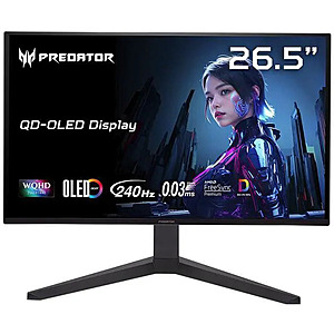 26.5" Acer Predator OLED WQHD 2K 1440P 240Hz Gaming Monitor $315 + Free Shipping