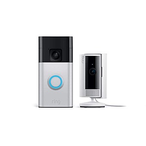 Starter Set with Battery Doorbell and Indoor Cam $69.99