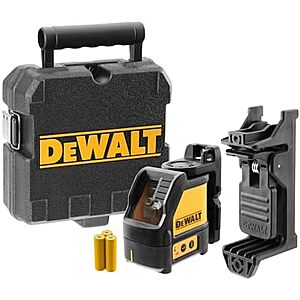 $79.98 | DEWALT Line Laser, Self-Leveling, Cross Line, Red Beam (DW088K) + 10% Back w/ Prime Visa Card at Amazon