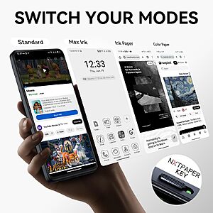 TCL 60 XE NXTPAPER 5G Cell Phone, AT&T, T-Mobile & Verizon Unlocked Android Smartphone, 8GB+128GB, 6.8" 120Hz Paper-Like Display, AI Features $169.99