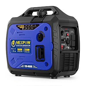 NEXPOW 2250W Portable Inverter Generator $239 + Free Shipping