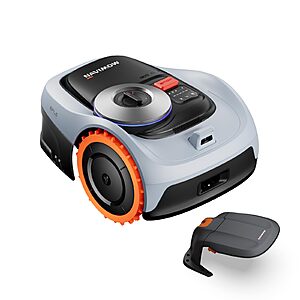 Prime Members: Segway Navimow i210 AWD Robot Lawn Mower Wire Free with Garage S, AWD for 45% Slopes, Covers 1/4 Acre (Garage Shipped Separately) $1199