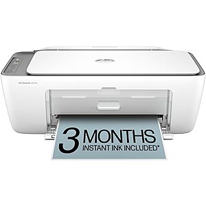 HP DeskJet 2855e Wireless All-in-One Color Inkjet Printer, Scanner, Copier - Free Shipping w/Amazon Prime or Orders Over $35 - $34.89