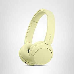 Sony WH-CH520 Wireless Bluetooth On-Ear Headphones (Butter Yellow) $29.99 + Free Shipping w/ Prime or on $35+