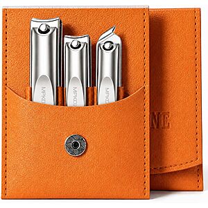 All-in-One Fingernail and Toenail Clippers - 15% Thicker Sturdy DE-420J2 Stainless Steel - 3 In One - $0.99