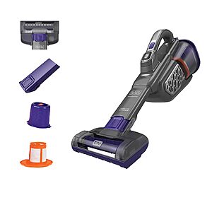 $63.17: BLACK+DECKER dustbuster furbuster Pet Hair Vacuum Cordless Handheld (HHVK515JP07)
