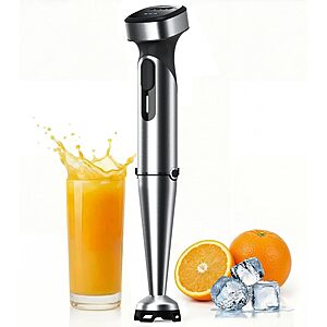 Turelar Cordless Immersion Blender with Rchargeable Battery $41.98
