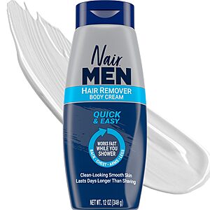 Prime Members: 12-Oz Nair Men Hair Remover Body Cream $6.63 w/ S&S + Free Shipping