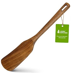 13.4" Aiuhi Teak Wood Wok Stir Fry Spatula  $4.99 + Free Shipping w/ Prime or on $35+