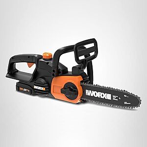 [Prime] Worx WG322 20V 10" Cordless Chainsaw w/ Auto-Tension $82.99 + Free Shipping