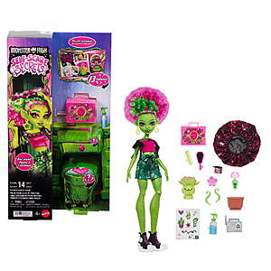 Monster High Self-Scare Secrets Venus McFlytrap Fashion Doll with 13 Realistic Accessories $7.53