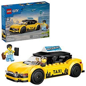 122 Pcs LEGO City Yellow Taxi Car Building Toy for Kids (60487) $8.99 + Free S&H w/ Prime or $35+
