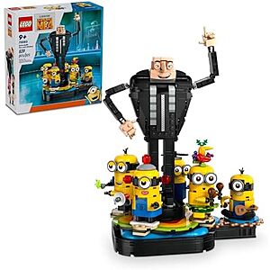 [Prime] $37.99 | 839-Piece LEGO Despicable Me: Despicable Me 4 - Brick-Built Gru and Minions  (75582, 2024) at Amazon