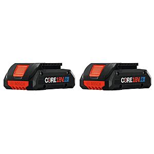 Lowes - Bosch 18 -Volt 2 -Pack Battery ( 4 Ah 4 Ah Lithium-ion ) | GBA18V40-2PK - $99