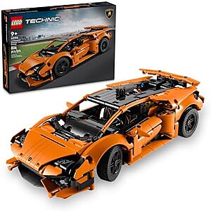 [Prime] $34.99* | 806-Piece LEGO Technic: Licensed - Lamborghini Huracán Tecnica Orange (42196, 2024) at Amazon