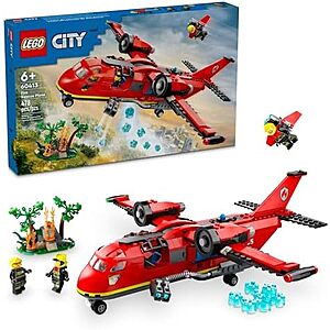 [Prime] $37.99 | 478-Piece LEGO City: Fire - Fire Rescue Plane (60413, 2024) at Amazon