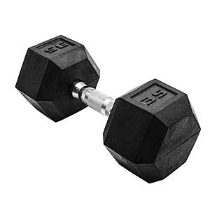 CAP Barbell, 35lb Coated Hex Dumbbell, Single $30.38 @ Walmart