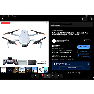 (Refurbished) Potensic Atom 2 Costco Bundle $211.99 & Regular Fly More Bundle $205.51 AFTER COUPON
