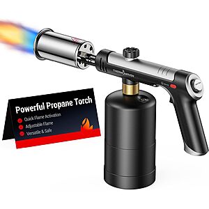 ThermoMaven Propane Blow Torch w/ One-Touch Max Fire $23.90 + Free Shipping w/ Prime or $35+ orders